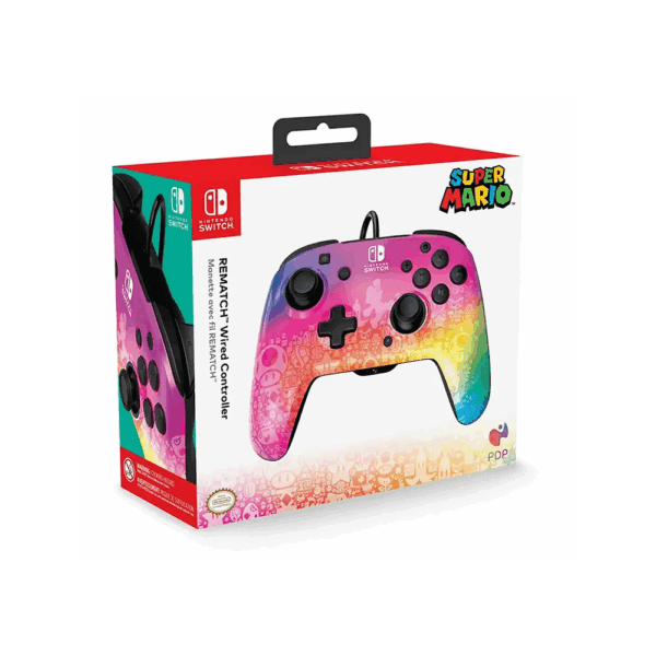 pdp wired controller rematch star special edition for nintendo switch (0708056069728)