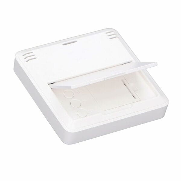 nk5253 temperature hygrometer clock white