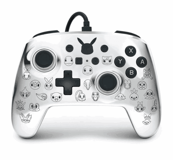 powera pokemon silver wired controller