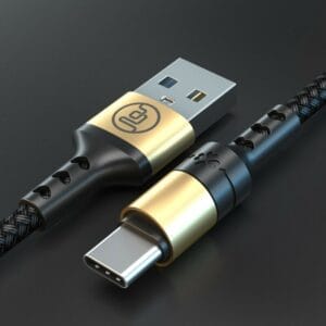 usb type c data cable long length nylon braided (5m)