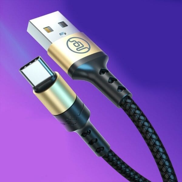 usb type c data cable long length nylon braided (5m)