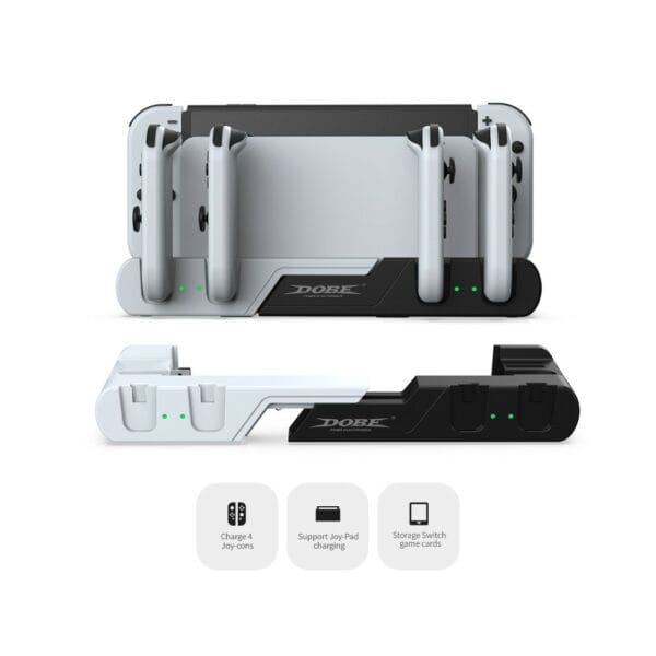 dobe switch oled（joy con）l/r small handle charging base tns 0122b