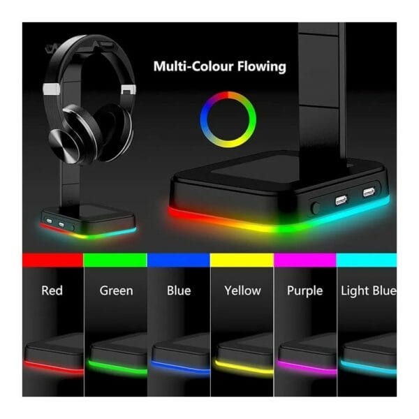 rgb headset stand