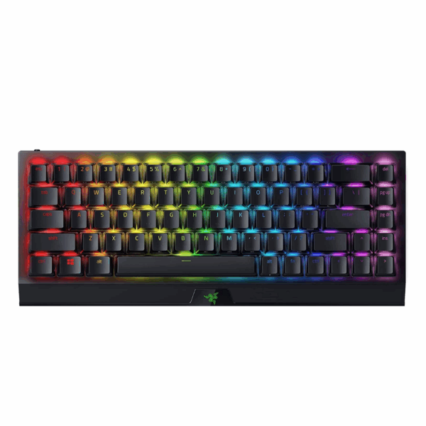 razer blackwidow v3 mini hyperspeed 65% (yellow switch) phantom pudding keycaps