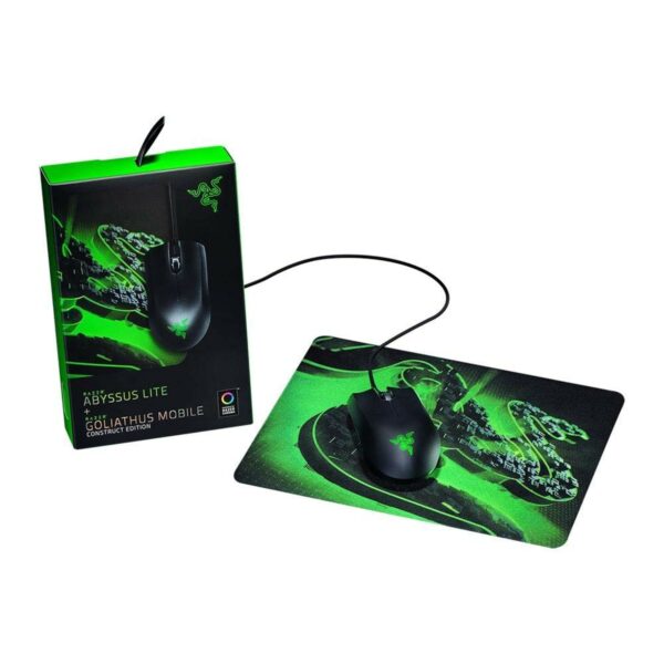 razer abyssus gaming mouse and goliathus speed terra small mousepad (rz83 02730100 b3m1)
