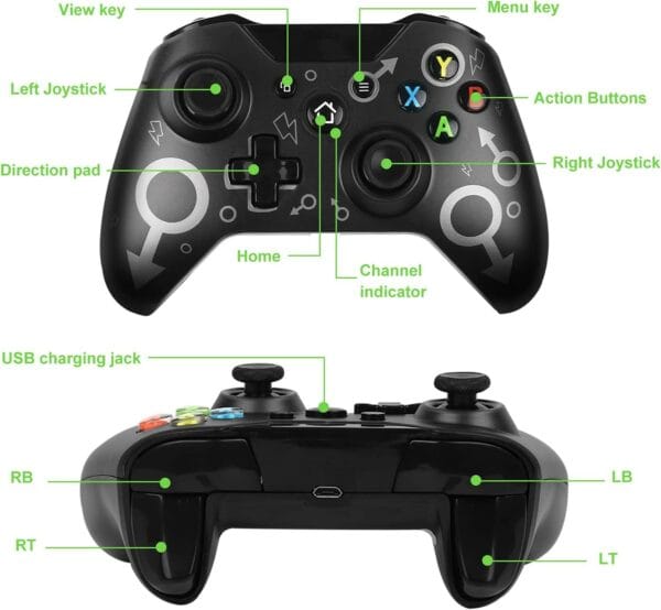 wireless controller 2.4g for ps3/pc/xbox one
