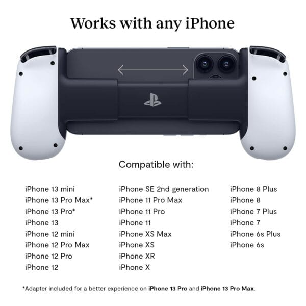 playstation backbone one mobile gaming controller for iphone (playstation edition) (0860003568200)