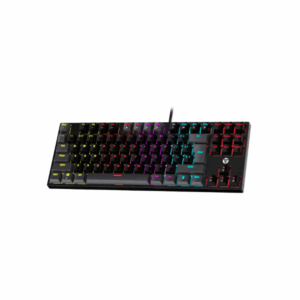 fantech mk876v2 atom87 wired mechanical keyboard sumi edition (blue switch)