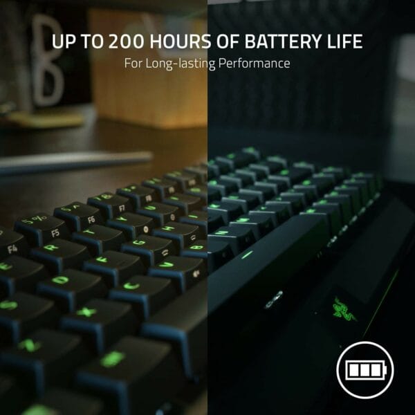 razer blackwidow v3 mini hyperspeed 65% wireless (green switches) (rz03 03891400 r3m1)