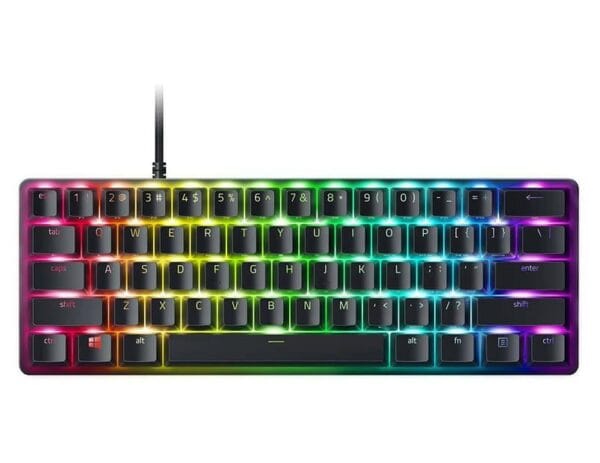 razer huntsman mini analog 60% analog optical gaming keyboard (analog switch) (rz03 04340100 r3m1 )