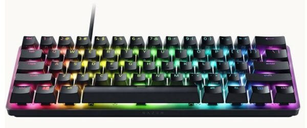 razer huntsman mini analog 60% analog optical gaming keyboard (analog switch) (rz03 04340100 r3m1 )