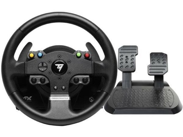 thrustmaster tmx force feedback pc/xbox one steering wheel+pedals