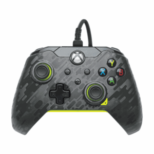 pdp wired controller electric carbon for xbox series x|s, xbox one, xbox, windows 10/11