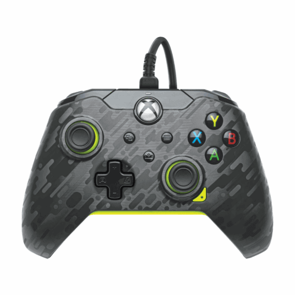 pdp wired controller electric carbon for xbox series x|s, xbox one, xbox, windows 10/11