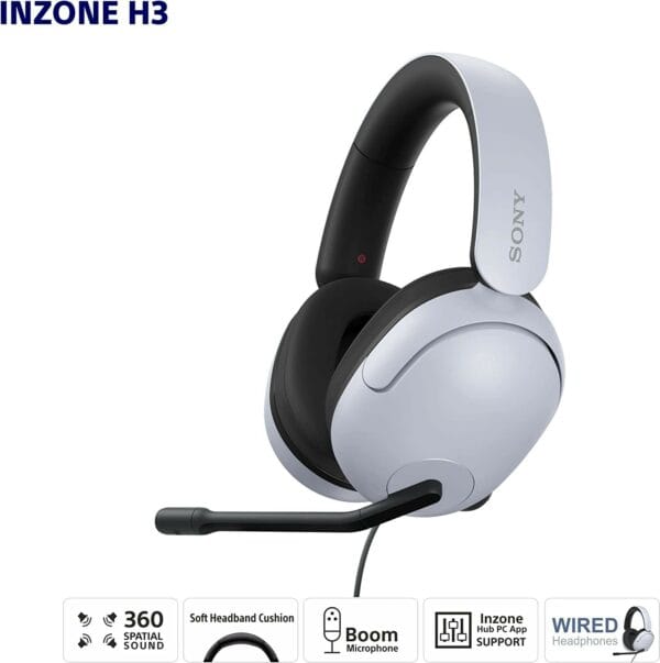 sony inzone h3 wired gaming headset