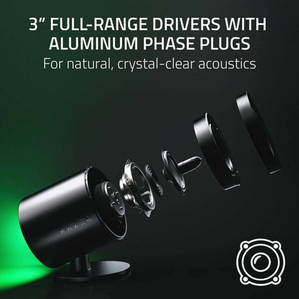 razer nommo v2 pro 2.1 gaming thx speakers (rz05 04740100 r3g1)