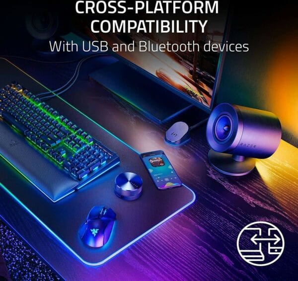razer nommo v2 pro 2.1 gaming thx speakers (rz05 04740100 r3g1)