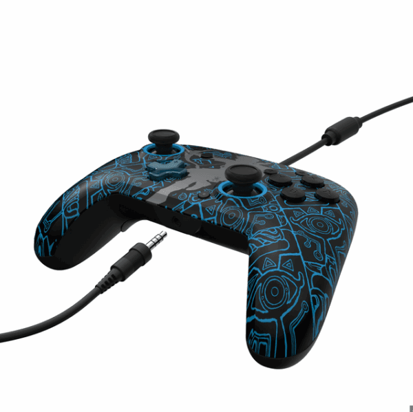 pdp zelda rematch glow wired controller (500 134 sksg)