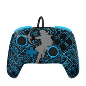 pdp zelda rematch glow wired controller (500 134 sksg)
