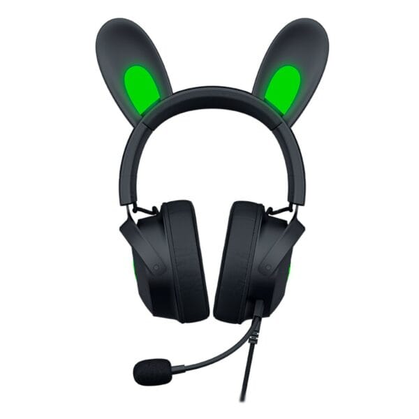 razer kraken kitty v2 pro wired rgb headset black with interchangeable ears (rz04 04510100 r3m1)