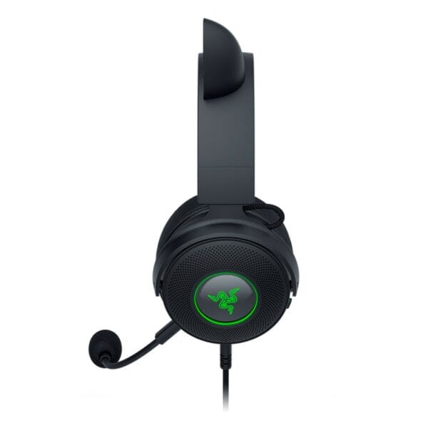 razer kraken kitty v2 pro wired rgb headset black with interchangeable ears (rz04 04510100 r3m1)