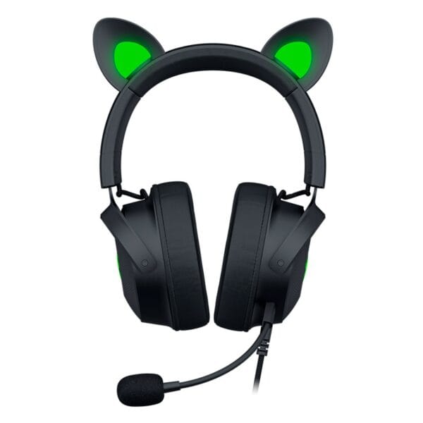 razer kraken kitty v2 pro wired rgb headset black with interchangeable ears (rz04 04510100 r3m1)