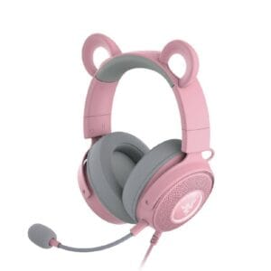 razer kraken kitty v2 pro quartz edition wired gaming headset with interchangeable ears (rz04 04510200 r3m1)