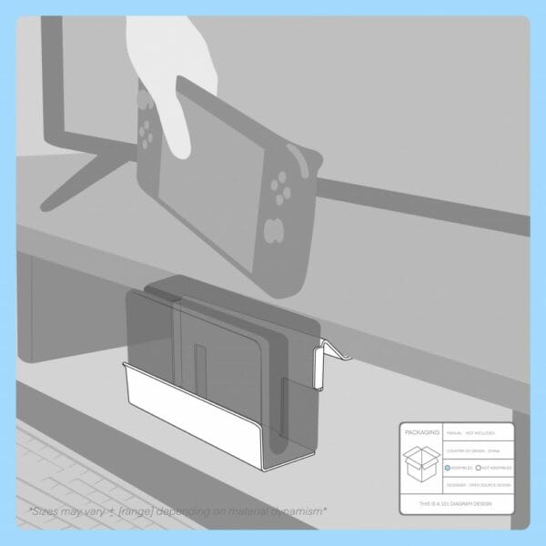 samdi console dock support stand sd 042 3