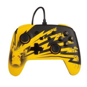 powera pokemon enhanced wired controller for nintendo switch pikachu lightning