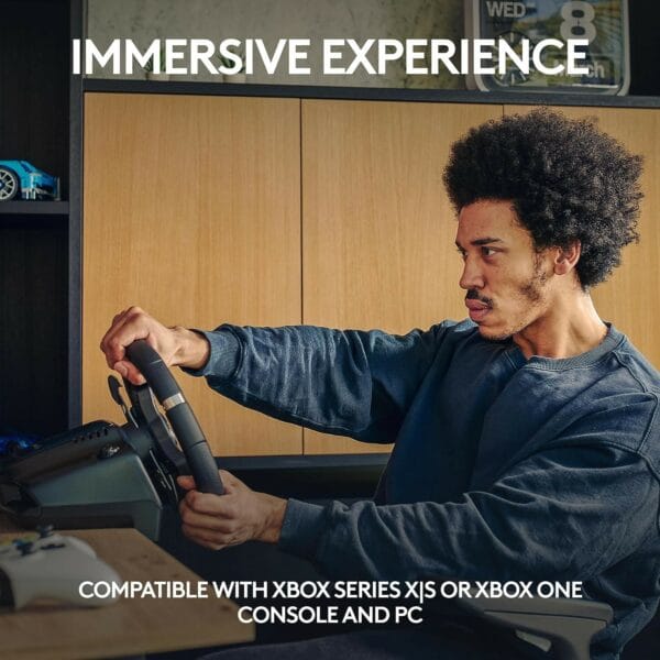 logitech g920 driving force racing wheel and floor pedals