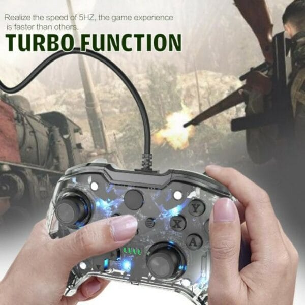 topwolf wired controller for xbox one & pc