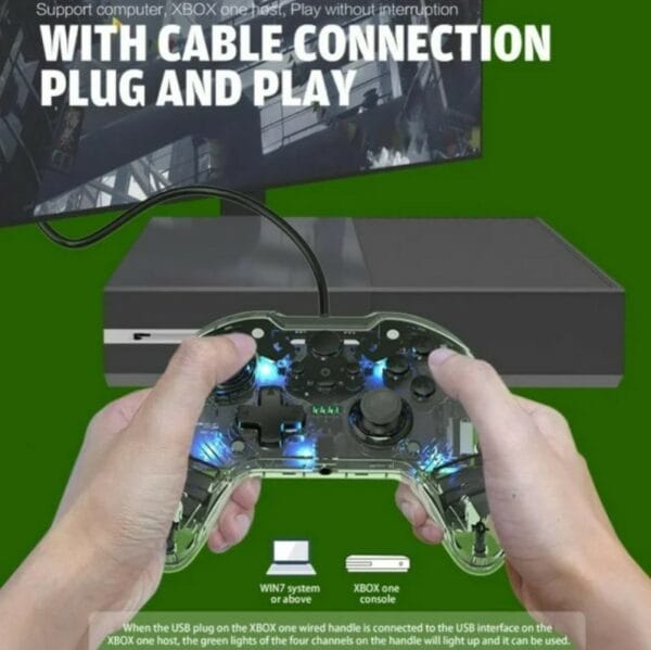 topwolf wired controller for xbox one & pc