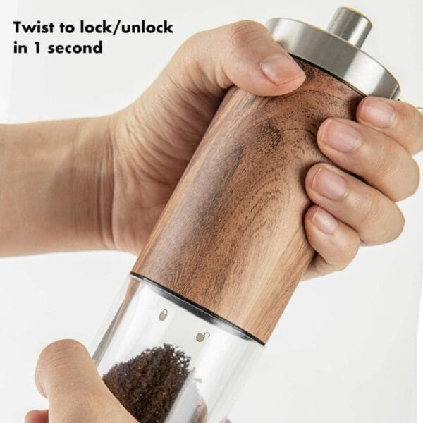 adjustable manual coffee grinder