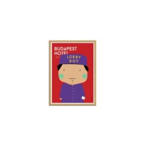 art poster budapest hotel 1 ninasilla format : 30 x 40 cm