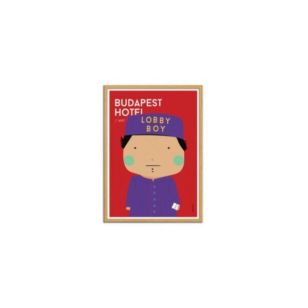 art poster budapest hotel 1 ninasilla format : 30 x 40 cm