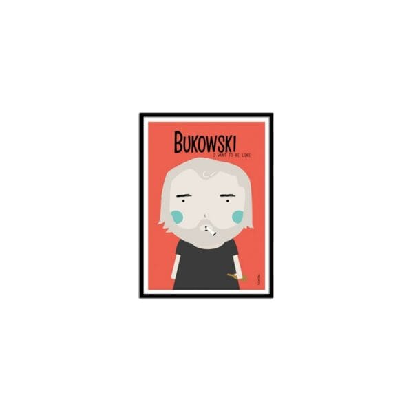 art poster bukowski ninasilla