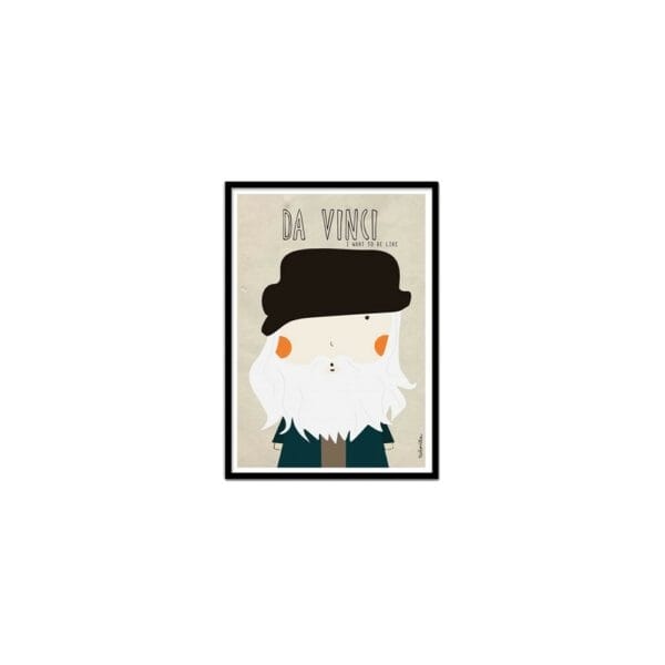 art poster da vinci ninasilla