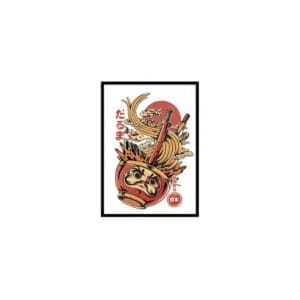 art poster daruma ilustrata