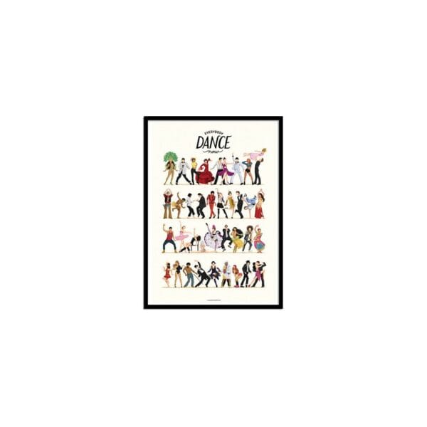 art poster everybody dance now nour tohme