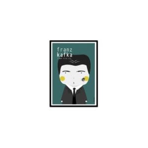 art poster franz kafka ninasilla