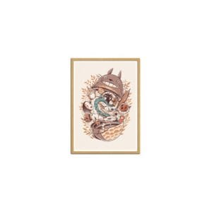 art poster ghibli's matryoshka 2 ilustrata format : 30 x 40 cm