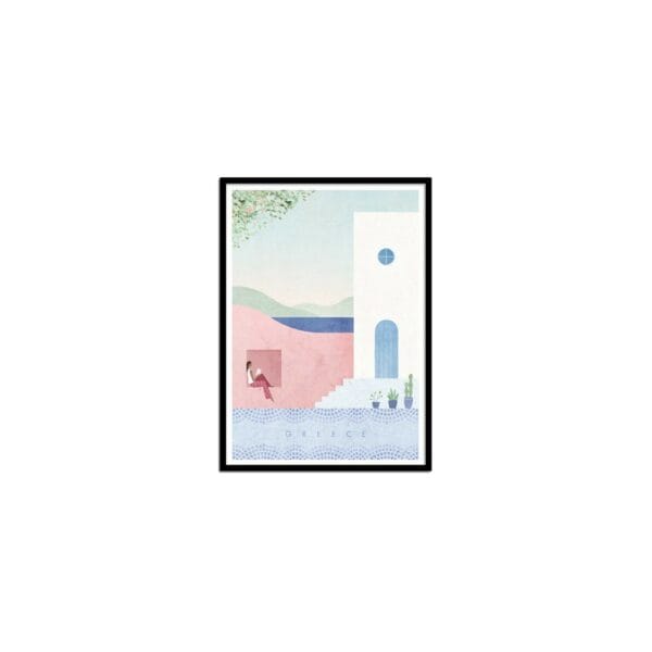 art poster greece henry rivers