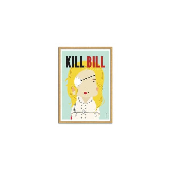 art poster kill bill version 2 1 ninasilla format : 30 x 40 cm