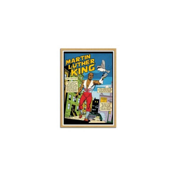art poster martin luther king 2 david redon format : 30 x 40 cm