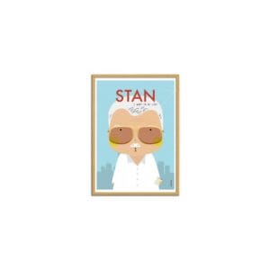 art poster stan lee ninasilla 1 format : 30 x 40 cm