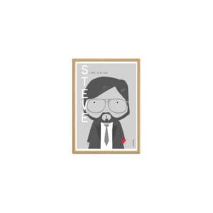 art poster steve jobs ninasilla 2 format : 30 x 40 cm