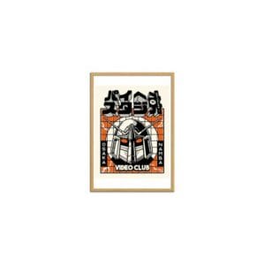 art poster the video club 2 paiheme studio format : 30 x 40 cm