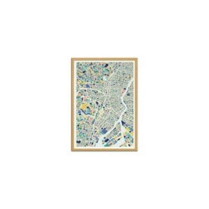 art poster tokyo map muzungu 2 format : 30 x 40 cm