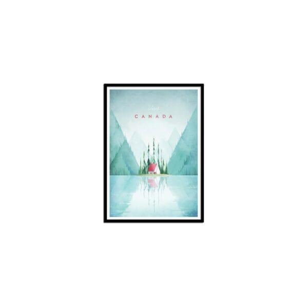 art poster visit canada henry rivers