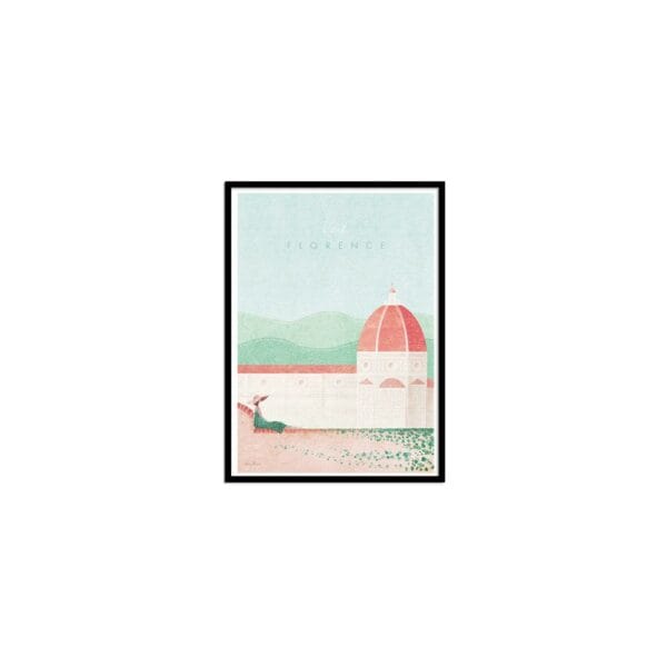 art poster visit florence henry rivers
